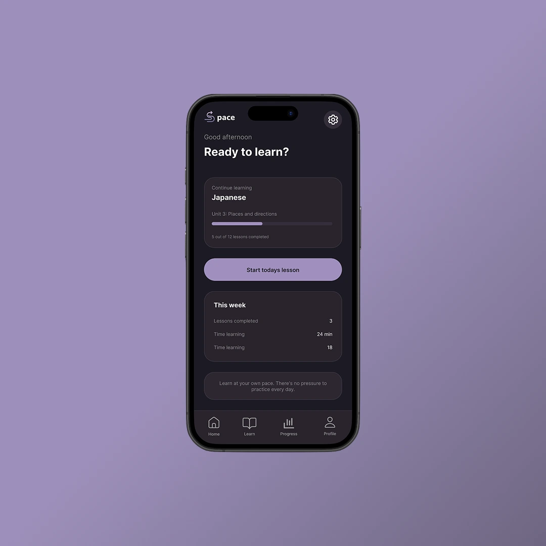 Pace (Duolingo redesign)